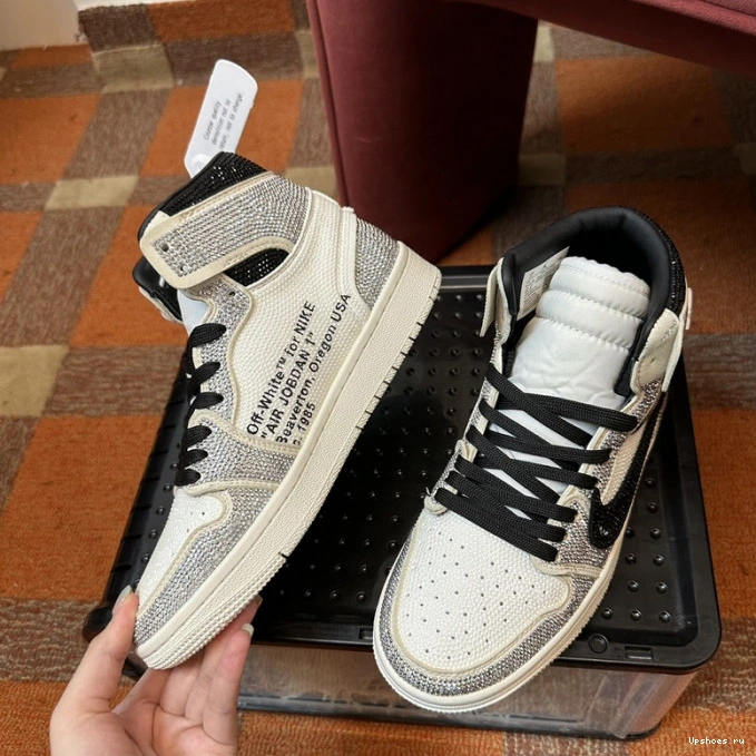 Diamond Designed Jordan Shoes 0312